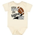 thumbnail image 3 of Inktastic Little Sister and Biggest Fan Football Player Girls Baby Bodysuit, 3 of 5