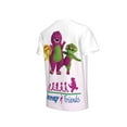 Kids Barney And Friends Shirt 3D Printing Cartoon T Shirt Casual Top