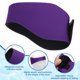 thumbnail image 3 of Banda para Natación, Banda para Oídos Impermeable Ajustable Accesorios de Natación Protección para Oídos & 1 Pcs & L & Neopreno & Morado - Adecuado para (Surf/Buceo/Piscina/Playa/Ducha), 3 of 6