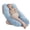 Baby Blue, variant on QUEEN ROSE Pregnancy Pillows, U Shaped Full Body Pillow for Sleeping Support, 55 Inch Maternity Pillow for Pregnant Women with Removable Velvet Cover, Grey