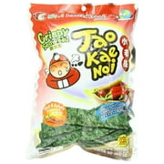 (Pack of 6)Tao Kae Noi Seaweed Snacks, Crispy Seaweed, Hot and Spicy Flavor