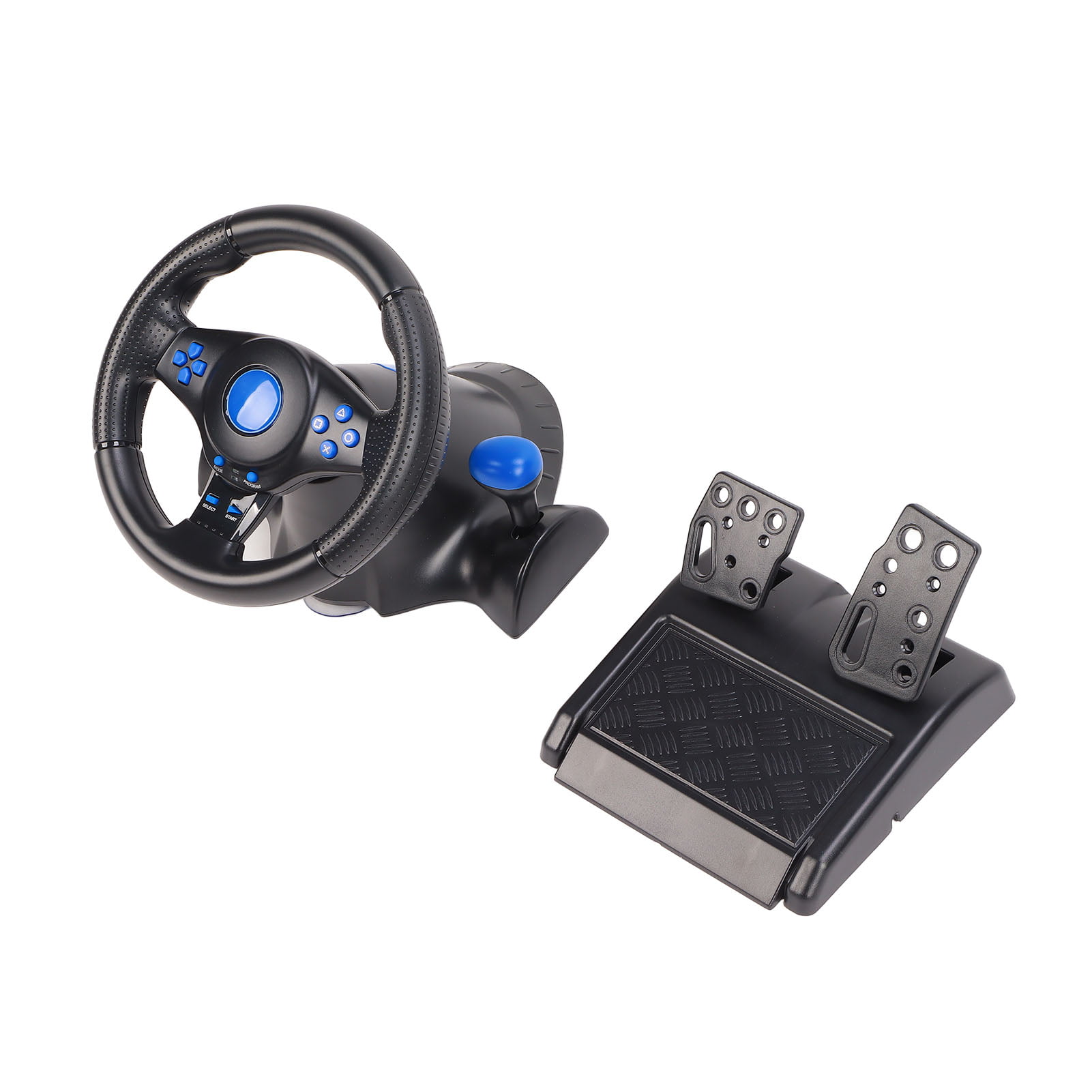 WILD THINGS TURBO RACE Racing STEERING Wheel with Pedals for PLAYSTATION