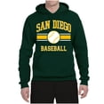 thumbnail image 2 of Wild Bobby City of San Diego Baseball Fantasy Fan Sports Unisex Hoodie Sweatshirt, Forest Green, XX-Large, 2 of 6