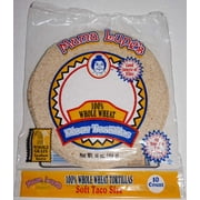 Angle View: Mama Lupes Flour Tortilla Whole Wheat 16oz