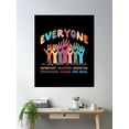 thumbnail image 2 of Everyone In The Room Is Welcome Poster Wall Art, Modern Wall Decor For Living Room Bedroom, 8x12 UNFRAMED, 2 of 3