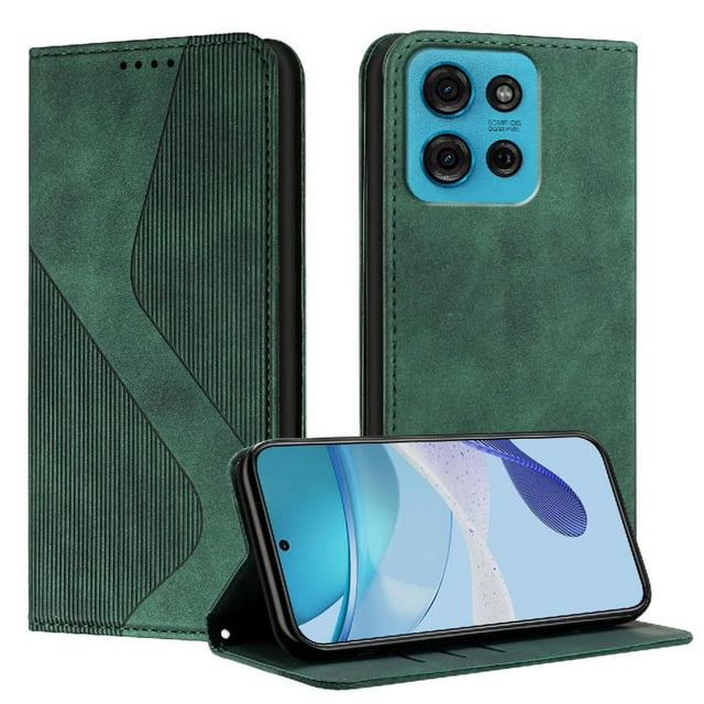 Case for Motorola MOTO G75 5G Card Slots Holder Wallet Kickstand Folio Flip PU Leather Magnetic