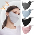 thumbnail image 2 of Pebbuoy Breathable Face Guard Solid Color Super Soft Friendly to Skin UV Protection Thin Three-Dimensional Sunscreen Face Guard, 2 of 7