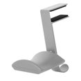 thumbnail image 2 of Soporte para gancho para auriculares Soporte para colgador para auriculares para juegos de PC Abrazadera ajustable Soporte para bolsa con clip, gris Sweethay EL001439-02, 2 of 2