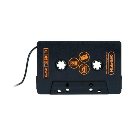 Griffin DirectDeck, Cassette Adapter for Car Stereo System, For iPhone, iPod, Mp3 player, CD player, & Smartphones