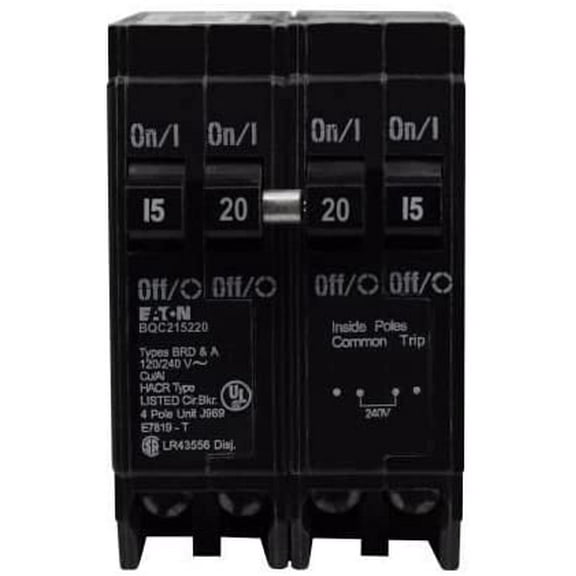 Cutler Hammer - BQC215220 - Quad Circuit Breaker