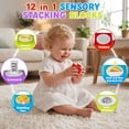 thumbnail image 3 of Stacking Toys for Toddlers 1-3, Montessori Baby Toys for 6+ Months, Sensory Stacking Blocks, Toddler Toys, Preschool STEM Learning Toys, Perfect Birthday Gift for Boys Girls 1 2 3 Year Old, 3 of 10