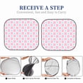 thumbnail image 6 of Hirioo Checkerboard With Snowflake for 2PCS Windshield Sun Shade Foldable | Front Windshield Shade for Sun, Heat and UV Rays-Large, 6 of 6