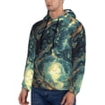 thumbnail image 3 of Sigee Enchanted Forest Skull Path for Men's Pullover Hoodie Sweatshirts Adult Casual Long Sleeve Sweatshirts ,Sizes S-4XL-Large, 3 of 7