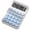Blue, variant on Deyuer Mechanical Calculator with Large LCD Display,Vintage Gradient Color 12-digit Desktop Calculator for Home Office,Pink