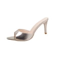 thumbnail image 3 of Tqyyweavej Women's Peep Toe High Heels Oversized Solid Color Slim Heels Sandals Open Toe Slip On Versatile Dress Shoes Gifts for Women, 3 of 10