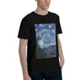 thumbnail image 2 of Bingfone The Starry Night Men'S Loose Fit Short-Sleeve Pocket T-Shirt, 2 of 7