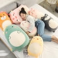 thumbnail image 4 of Squishmallow Kudde Doll Kawaii Animal Fat Dinosaur Pillow Plysch Unicorn 80cm Dinosaur 45cm Dinosaur, 4 of 5