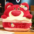thumbnail image 3 of Almohada de peluche de oso Pooh Kawaii para niños, suave, en blanco, Winnie the Pooh, Stitch Lotso, regalos encantadores, 3 of 4