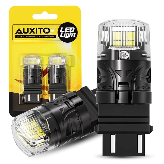 AUXITO Upgraded 3156 3157 LED Bulb Reverse Light, 300% Brightness 6500K White, Super Bright 3057 4157 4057 3457 LED Light Bulb Backup Reverse Signal Blinker Tail DRL Brake Light