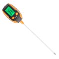 thumbnail image 3 of Soil Tester 4-in-1 Soil Light PH Humidity Meter Digital Plant Thermometer with Backlight for Indoor Outdoor Use, 3 of 9