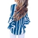 thumbnail image 2 of Blusas de verano con estampado floral y cuello en V para mujer, 2 of 3
