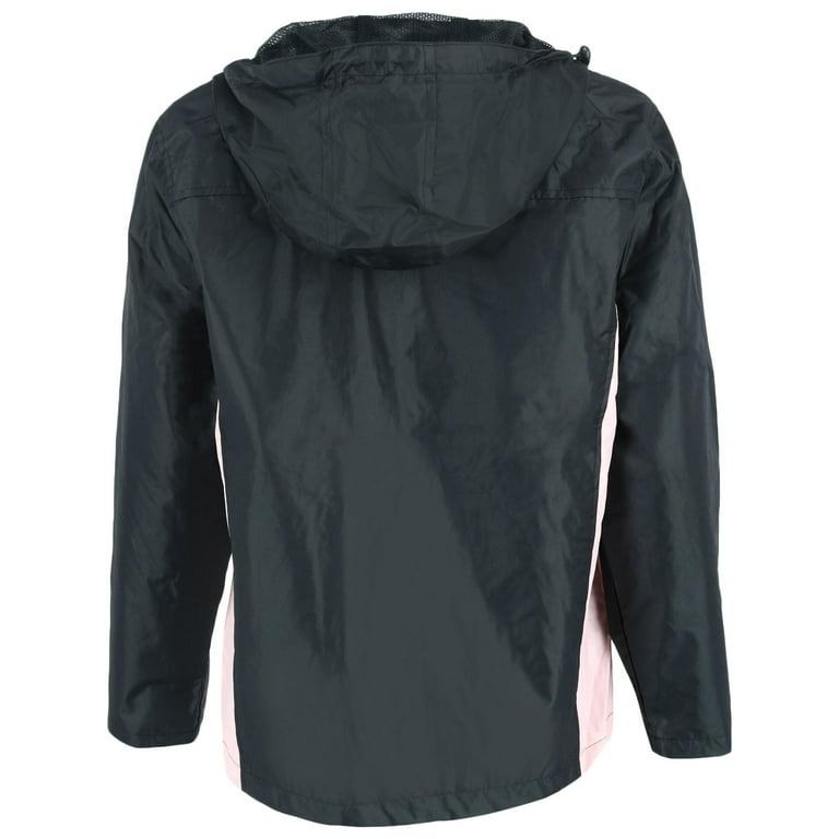 I5 Apparel Hooded Windbreaker Rain Jacket with Side Panel Women Walmart