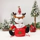 thumbnail image 3 of Bolsa de Regalo para Muñeco de Navidad, Bolsa de Almacenamiento con Diseño de Papá Noel y Muñeco de Nieve, 3 of 6