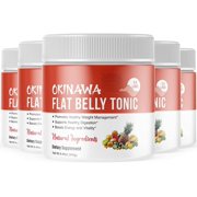 Okinawa - Flat Belly Tonic - Powder for Weight Loss - Energy Boosting Supplements for Weight Management - Advanced Ketogenic BHB Ketones (5 Pack)
