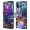 thumbnail image 1 of Head Case Designs Officially Licensed Cosmo18 Space Lobster Nebula Leather Book Wallet Case Cover Compatible with Apple iPhone 11 Pro Max, 1 of 6