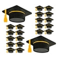 thumbnail image 2 of BRIGHTFUFU 10 hojas de pegatinas de gorro de graduación, calcomanías autoadhesivas, pegatinas para envolver regalos, calcomanías de gorro de grado médico, 2 of 7