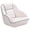 White Blue, variant on Gaderth Boat Captain Chair,Captain Bucket Seat,Piping Pontoon Boat Seat With Armrest,Ergonomic Backrest,Thick Compression Foam,Leader Accessories