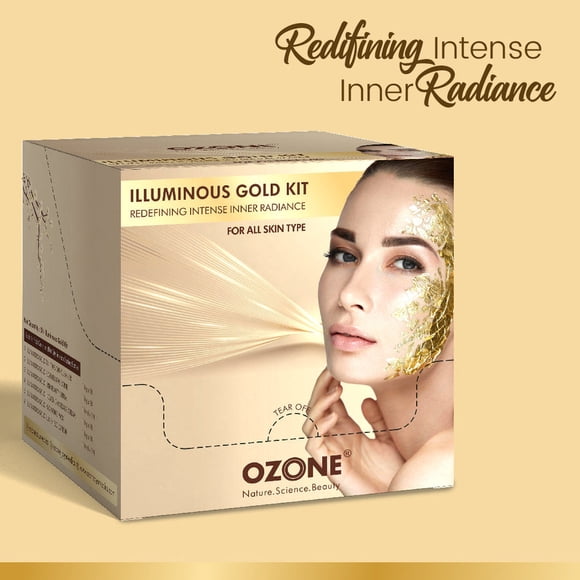 Ozone Kit Facial Illuminous Gold (5 Pack)