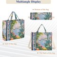 thumbnail image 6 of FORMRS Womens Corduroy Tote Bag Crossbody Shoulder Handbag with Pocket, Floral Seaside, 6 of 7