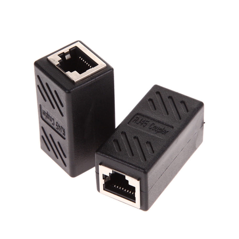 RJ45 Female to Female Network Ethernet LAN Connector Adapter Coupler Extender--+ 