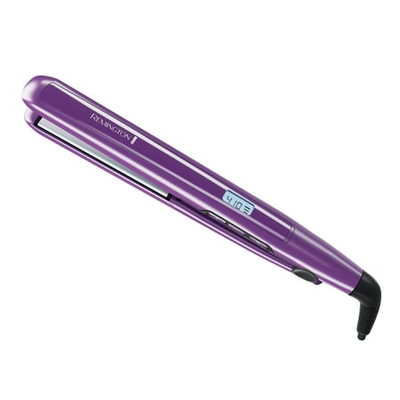 Remington 1” Flat Iron with Anti-Static Technology, Hair Straightener, Purple, (Best Flat Iron For Curling)
