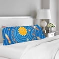 thumbnail image 2 of YUSDECOR Solar System Body Pillow Pillowcase Pillow Protector Cushion Cover 20x60 Inch, 2 of 2