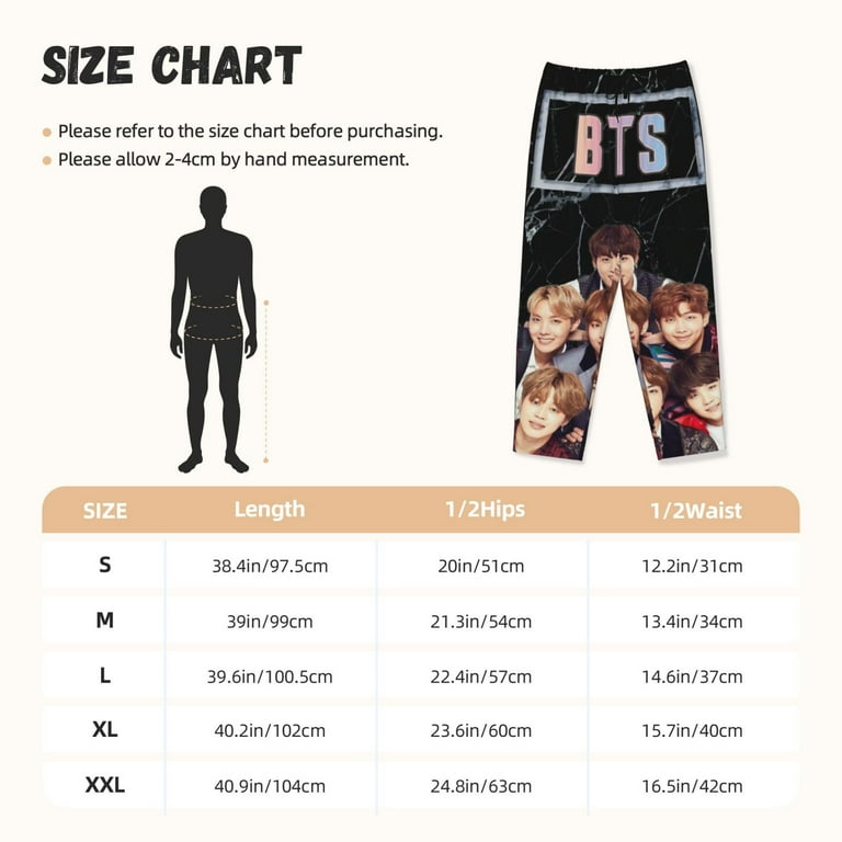 Womens BTS Pajama Pants Sleepwear Lounge Yoga Pants Cartoon