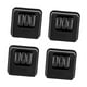 thumbnail image 3 of Juego de 4 ruedas giratorias para muebles, profesionales, flexibles, 360 grados Negro, 3 of 9