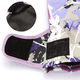 thumbnail image 3 of Guantes de esquí con dedos fríos y cálidos para hombres y mujeres línea de color costura viento, 3 of 5