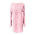 thumbnail image 4 of OGLCCG Womens Fuzzy Fleece Sherpa Pullover Tops Casual Loose Long Sleeve Crewneck Sweaters 2023 Fall Fashion Solid Color Sweatshirt with Pockets, 4 of 4