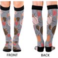 thumbnail image 2 of FREEAMG Banana Pattern Compression Socks for Women and Men, 1 Pair, 2 of 7