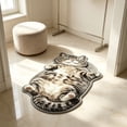 thumbnail image 6 of Cute Cat Shaped Rugs, Washable Soft Plush & Absorbent Floor Mat, Funny Cartoon Cat Carpet, For Entryway Rug Bathroom Tub, Shower Sink Kitchen Bedroom,E, 6 of 6