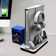 thumbnail image 4 of Gamepad soporte de escritorio disco de almacenamiento Base de refrigeración Vertical DC5V-5.5V para PS VR2 PS5, 4 of 9
