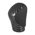 thumbnail image 1 of Pomo de palanca de cambios de transmisión automática para Lexus ES300h 2016-2018, fibra de carbono, piel sintética negra perforada, 1 of 6