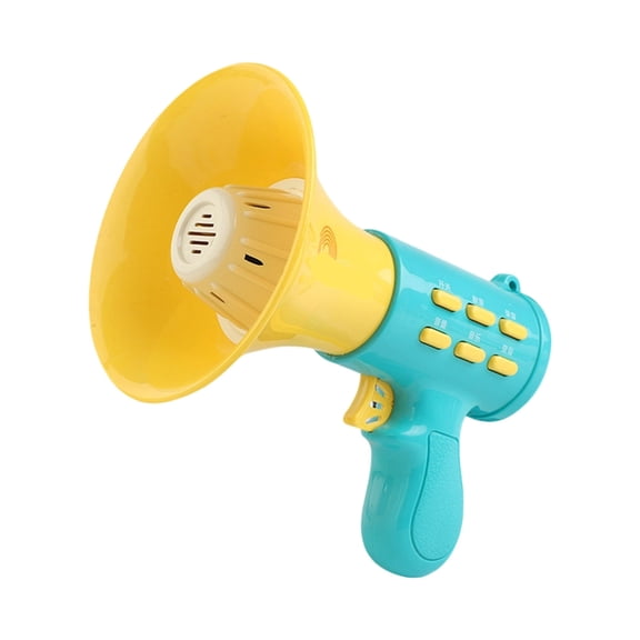Voice Megaphone Toy With Playback Function Construction Portable For Outdoor Activities