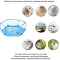 thumbnail image 4 of Small Animals C&C Cage Tent, Breathable & Transparent Pet Playpen Pop Open Outdoor/Indoor Exercise Fence, Portable Yard Fence for Guinea Pig, Rabbits, Hamster, Chinchillas and Hedgehogs, 4 of 6