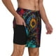 thumbnail image 2 of Balery Mandala Colorful Bañador para hombre, shorts de playa de secado rápido con entrepierna y forro de compresión-Large, 2 of 6