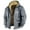 Gray, variant on GIPQJK Plus Size Fleece Jacket for Men Sherpa Lined Full-Zip Hood 2024 Winter Coats Big and Tall American Flag Print Fall Winter Hiking Coat with Pockets,Yellow L