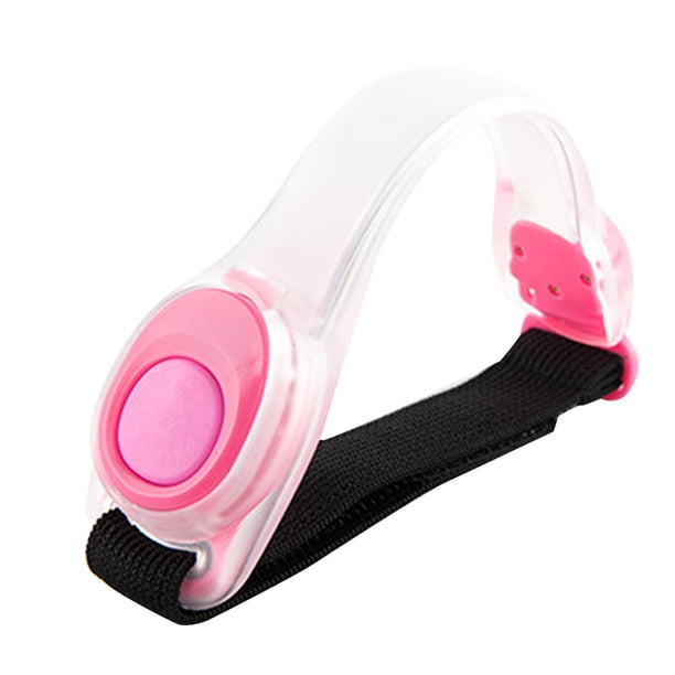 Brazalete iluminado, correa ajustable de silicona para correr en la oscuridad para correr y trotar