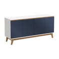 thumbnail image 2 of Aparador Bufetero Blanco/Azul 4 Puertas 156 cm Kappesberg, 2 of 10